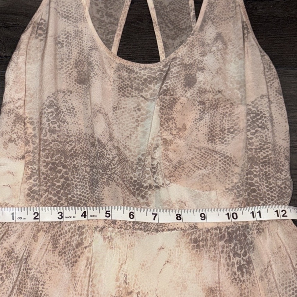 Aritzia Wilfred Silk Snakeskin Print Dress Size Small - Picture 9 of 12